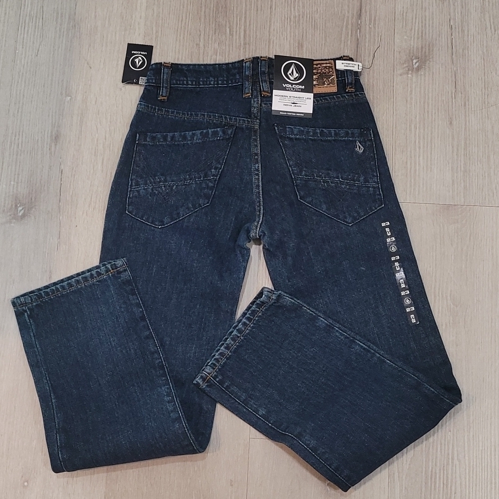 Volcom modern straight leg Nova jeans size 23 - Picture 4 of 6